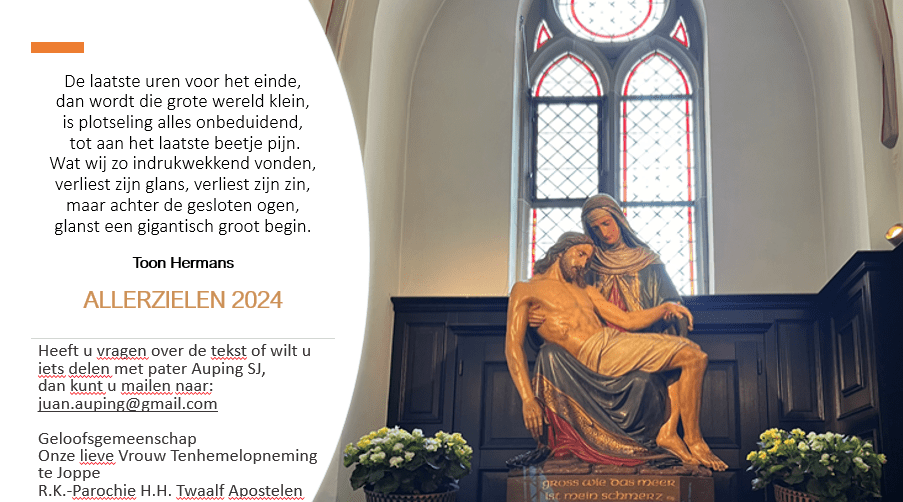 Onze Lieve Vrouw Tenhemlopneming, RK Kerk te Joppe
Opgemaakt door Gemma van der Linde