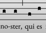 Pater Noster. 'Let's sing with the Pope'