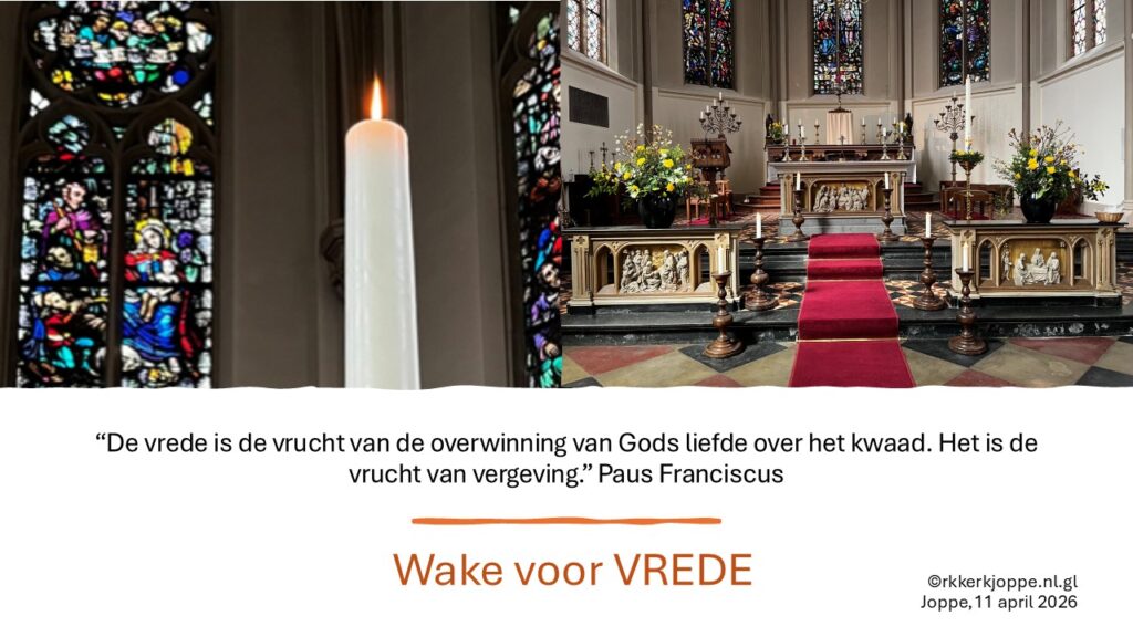 foto: @Gemma
Joppekerk, Wake voor de Vrede 11-4-2026